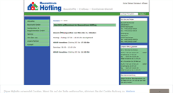 Desktop Screenshot of bau-hoefling.de